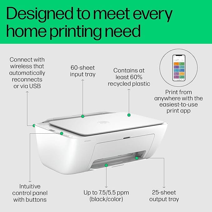 HP Deskjet 2820 WiFi Colour Printer