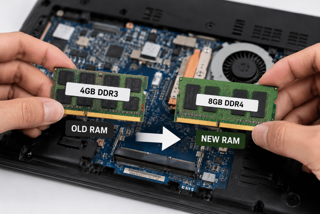 Laptop RAM Upgrade
