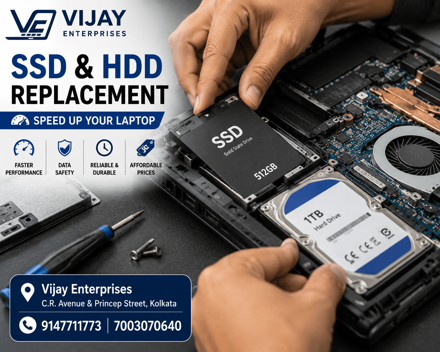 SSD & HDD Installation
